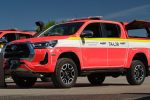 Toyota Hilux Hasičského záchranného sboru - Záchranného útvaru, přestavěná na vyprošťovací vozidlo