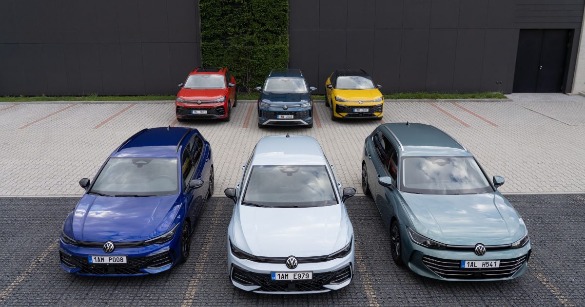 Šest modelů Volkswagen z akční edice Family