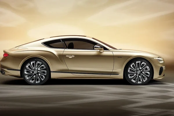 Bentley Continental GT v bočním pohledu, ilustrační snímek