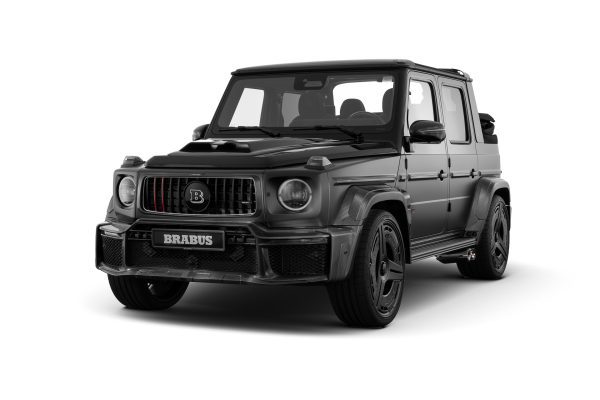 Brabus 900 Rocket Edition Cabrio, pohled zepředu a z boku
