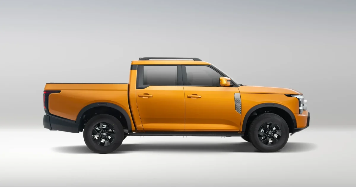 Dongfeng Z9 GT, celý pickup z boku