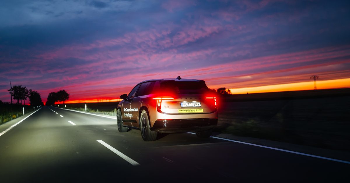 Škoda Peaq při rekordní jízdě bez nabíjení do Nizozemska