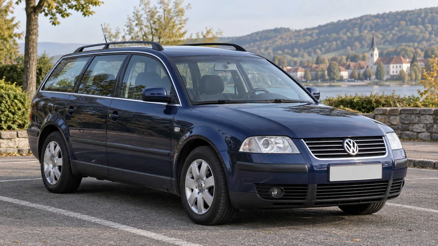 AI ilustrace dobového modelu Volkswagen Passat Variant