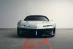 Koncept Alpine A310 Vision zepředu, oficiální fotografie studie