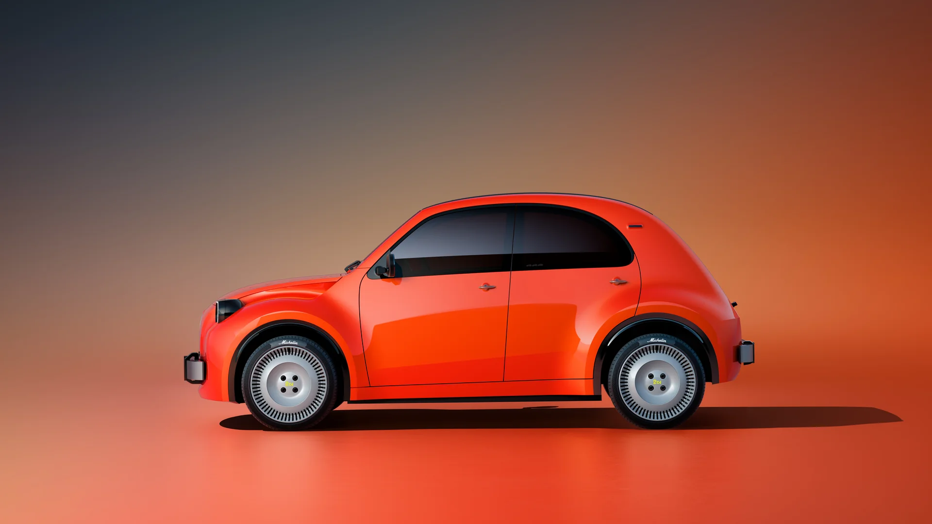 Boční profil odhaleného Citroënu 2 CV Concept