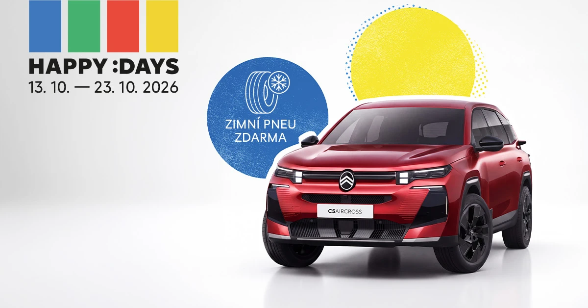 Citroën C5 Aircross v oficiálním materiálu k říjnové akci Happy Days