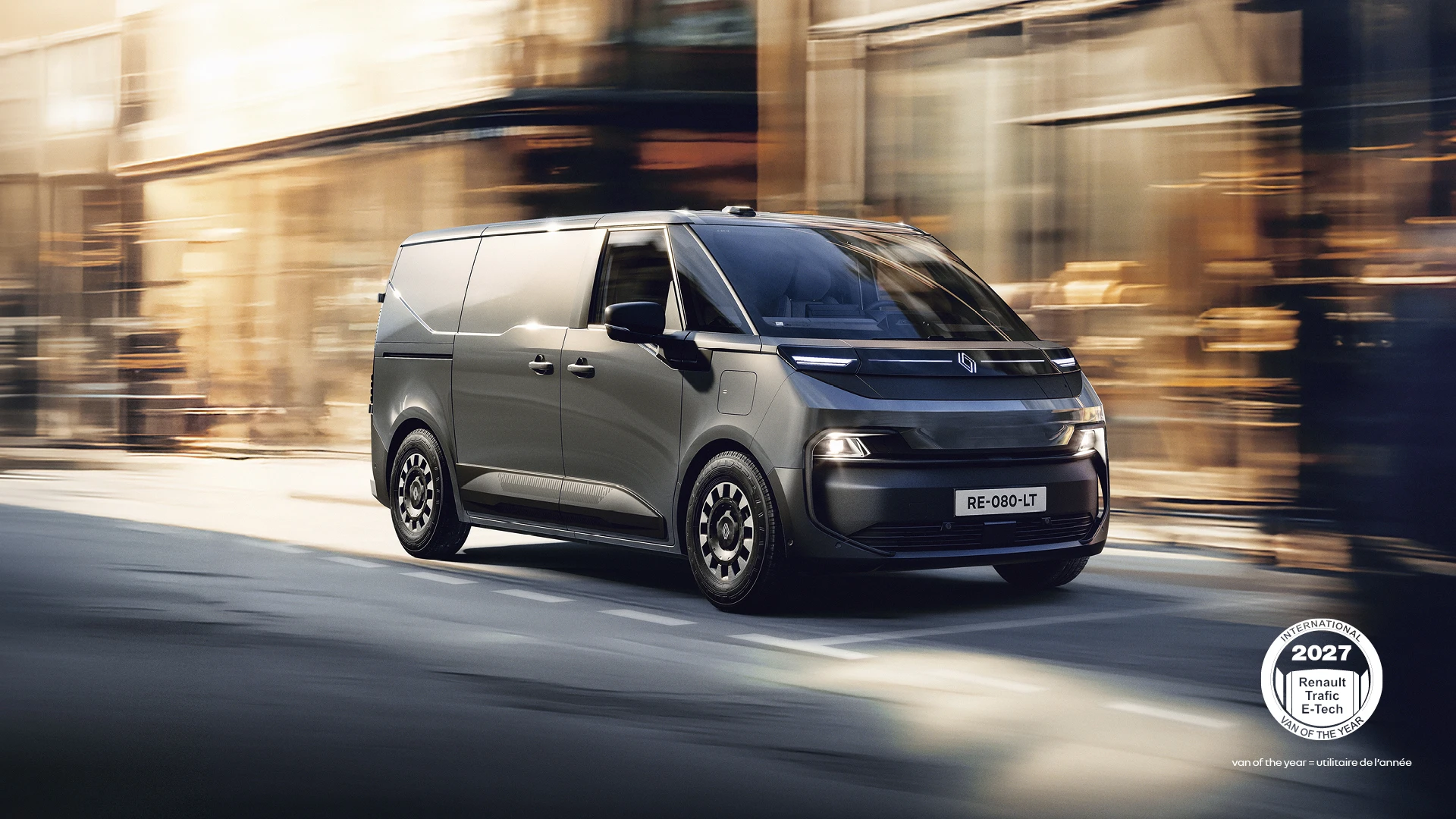 Nový Renault Trafic Van E-Tech Electric s odznakem International Van of the Year 2027