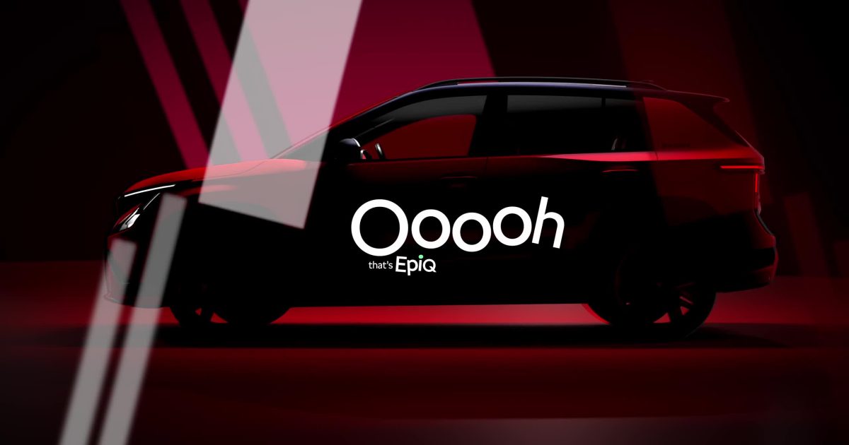 Škoda Epiq Sportline v oficiální videoupoutávce, celý vůz z boku