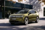 Volkswagen ID. Tiguan při jízdě, pohled zepředu a z boku
